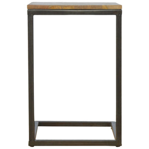 Industrial Small End Table