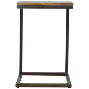 Industrial Small End Table