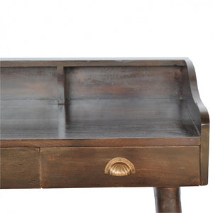 Walnut Gallery Shell Writing Desk