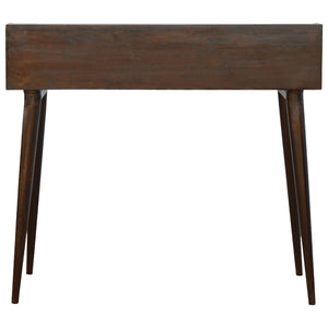 Walnut Gallery Shell Writing Desk