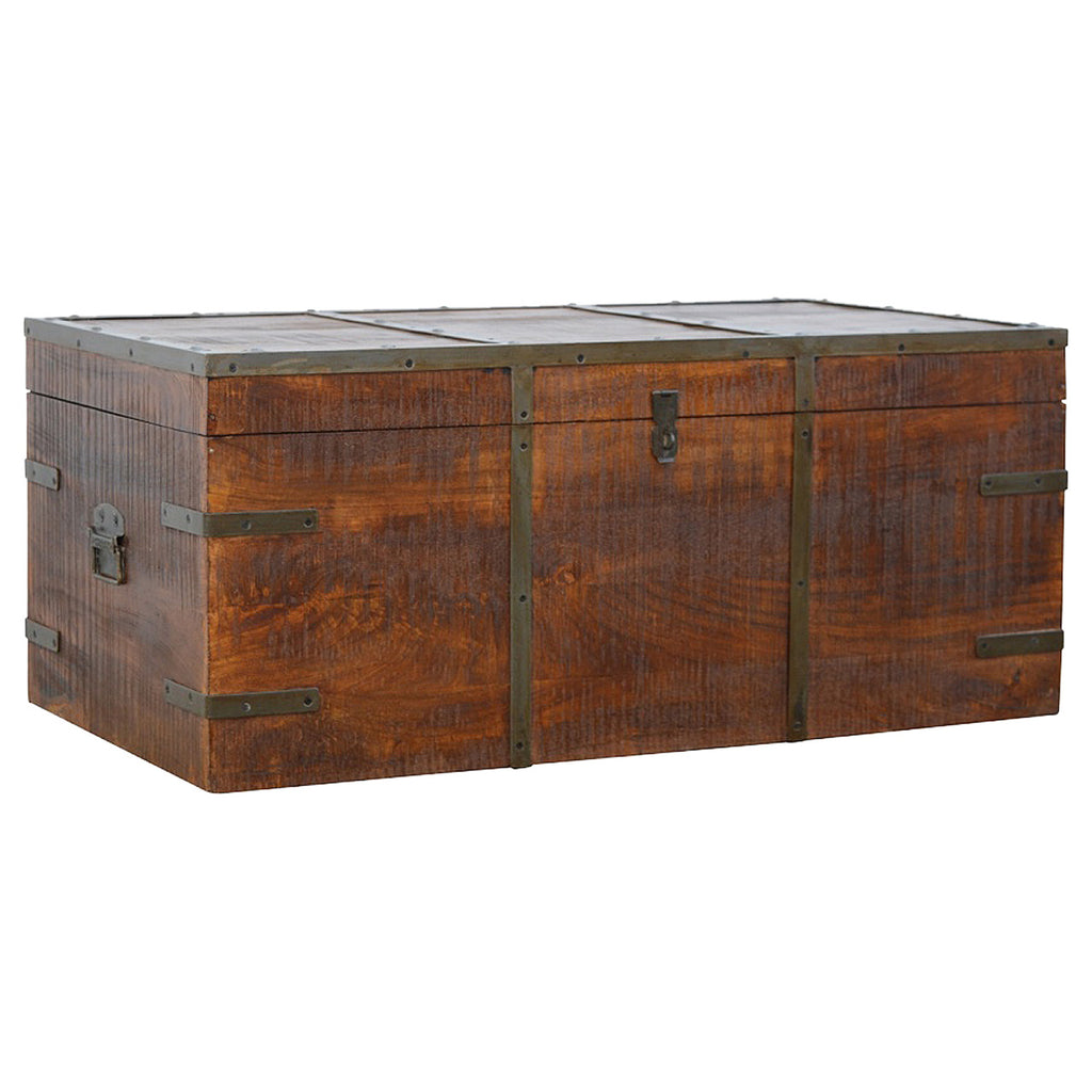 Storage Box With Iron Work