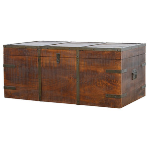 Storage Box With Iron Work