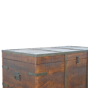 Storage Box With Iron Work