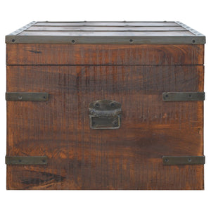 Storage Box With Iron Work