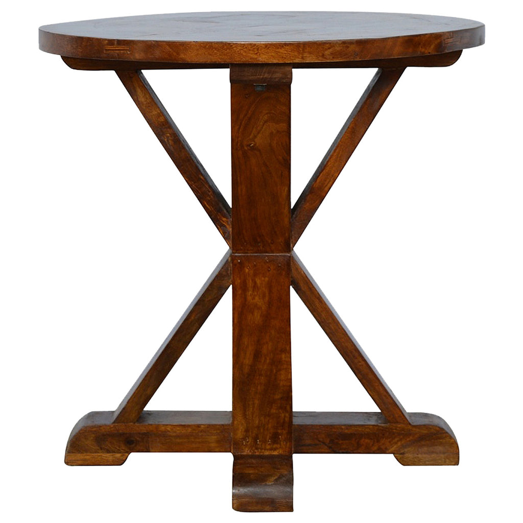 Chestnut Tristle Round Table