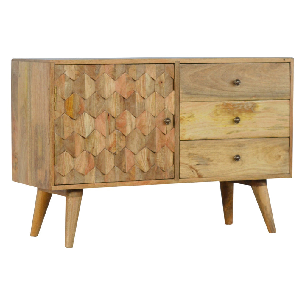 Pineapple Carved Sideboard