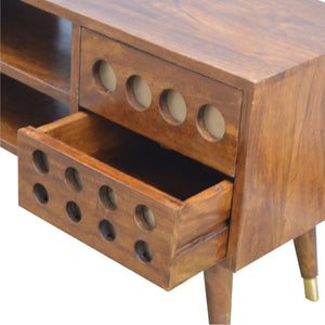 Brass Hole Inlay Media Unit