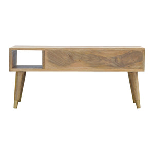 Oak-ish Gold Inlay Media Unit