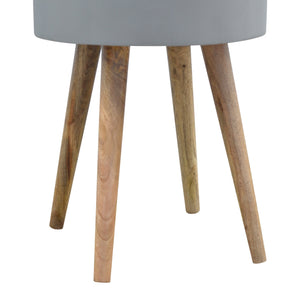 Grey Painted End Table