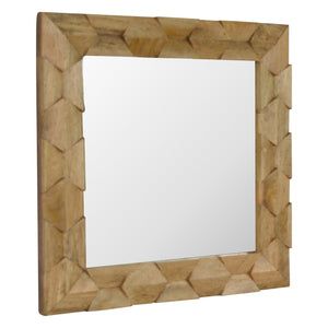 Pineapple Carve Square Mirror