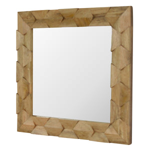 Pineapple Carve Square Mirror