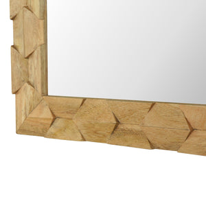 Pineapple Carve Square Mirror