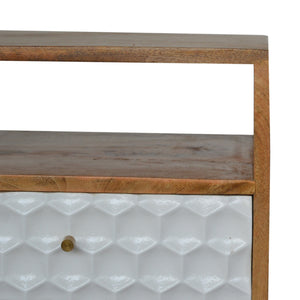 Honeycomb Open Slot Bedside