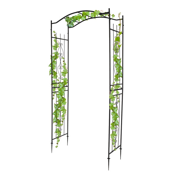 Luxury Garden Party Bridge Roof Wrought Iron Arches Plant Climbing Frame