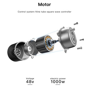 Electric Bike Adults 1000W Motor 48V 12.5AH Battery in Olive