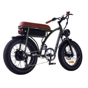 Electric Bike Adults 1000W Motor 48V 12.5AH Battery in Olive