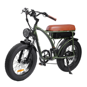 Electric Bike Adults 1000W Motor 48V 12.5AH Battery in Olive