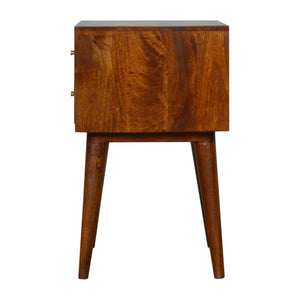 Varied Chestnut Bedside