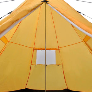 vidaXL 4-person Tent Yellow