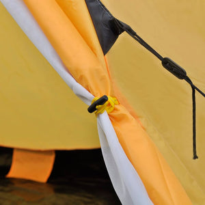 vidaXL 4-person Tent Yellow