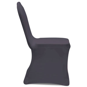 vidaXL Stretch Chair Cover 6 pcs Anthracite