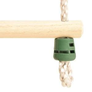 vidaXL Kid's Rope Ladder Solid Wood and PE 30x168 cm