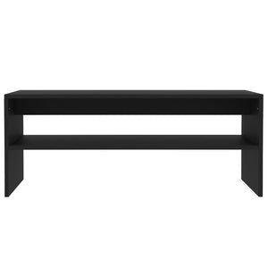 vidaXL Coffee Table Black 100x40x40 cm Engineered Wood