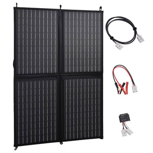 vidaXL Foldable Solar Panel Charger 100 W 12 V