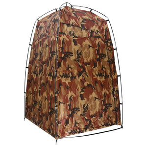 vidaXL Shower/WC/Changing Tent Camouflage