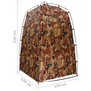 vidaXL Shower/WC/Changing Tent Camouflage