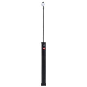 vidaXL Garden Solar Shower Black 215 cm 8 L