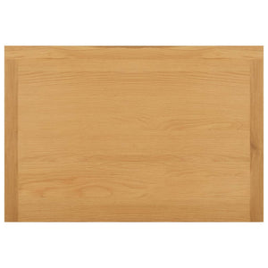 vidaXL Wardrobe 76x52x105 cm Solid Oak Wood