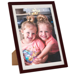 vidaXL Photo Frames Collage 3 pcs for Wall or Table Dark Red 18x24 cm