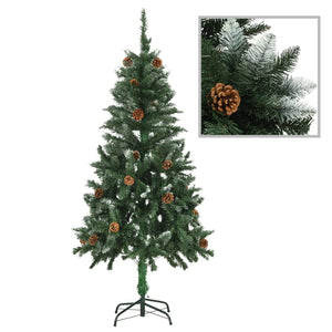 vidaXL Artificial Christmas Tree with LEDs&Ball Set 150 cm