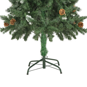 vidaXL Artificial Christmas Tree with LEDs&Ball Set 150 cm