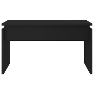 vidaXL Coffee Table Black 68x50x38 cm Engineered Wood