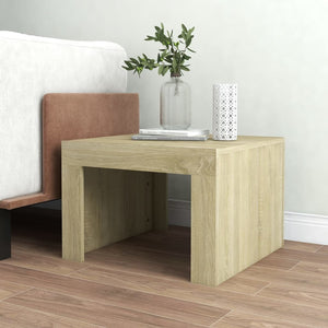 vidaXL Coffee Table Sonoma Oak 50x50x35 cm Engineered Wood