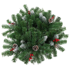 vidaXL Artificial Pathway Christmas Tree with Green 40 cm PVC