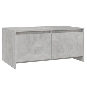 vidaXL Coffee Table Concrete Grey 90x50x41.5 cm Engineered Wood