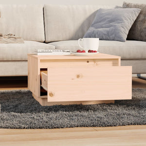 vidaXL Coffee Table 55x56x32 cm Solid Wood Pine