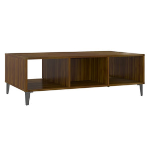 vidaXL Coffee Table Brown Oak 103.5x60x35 cm Engineered Wood