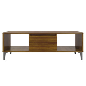 vidaXL Coffee Table Brown Oak 103.5x60x35 cm Engineered Wood