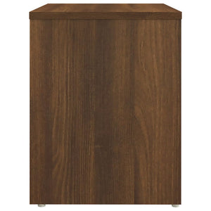 vidaXL Bed Cabinets 2 pcs Brown Oak 40x30x40 cm Engineered Wood