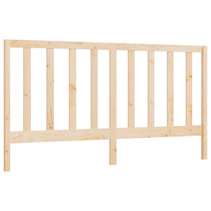 vidaXL Bed Headboard 206x4x100 cm Solid Wood Pine