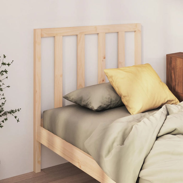 vidaXL Bed Headboard 106x4x100 cm Solid Wood Pine