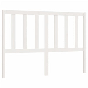 vidaXL Bed Headboard White 126x4x100 cm Solid Wood Pine