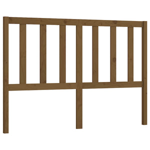 vidaXL Bed Headboard Honey Brown 126x4x100 cm Solid Wood Pine