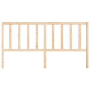 vidaXL Bed Headboard 206x4x100 cm Solid Wood Pine