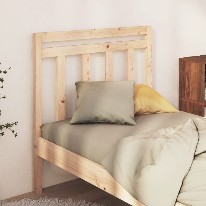 vidaXL Bed Headboard 96x4x100 cm Solid Wood Pine