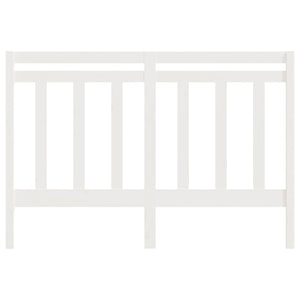 vidaXL Bed Headboard White 126x4x100 cm Solid Wood Pine